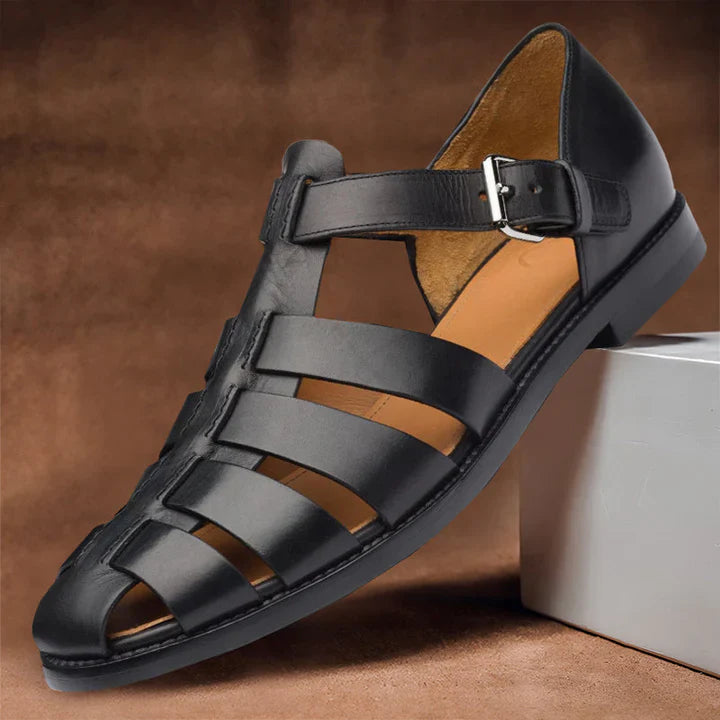 Men’s Leather Sandals | Breathable Loafers, Orthopedic Comfort