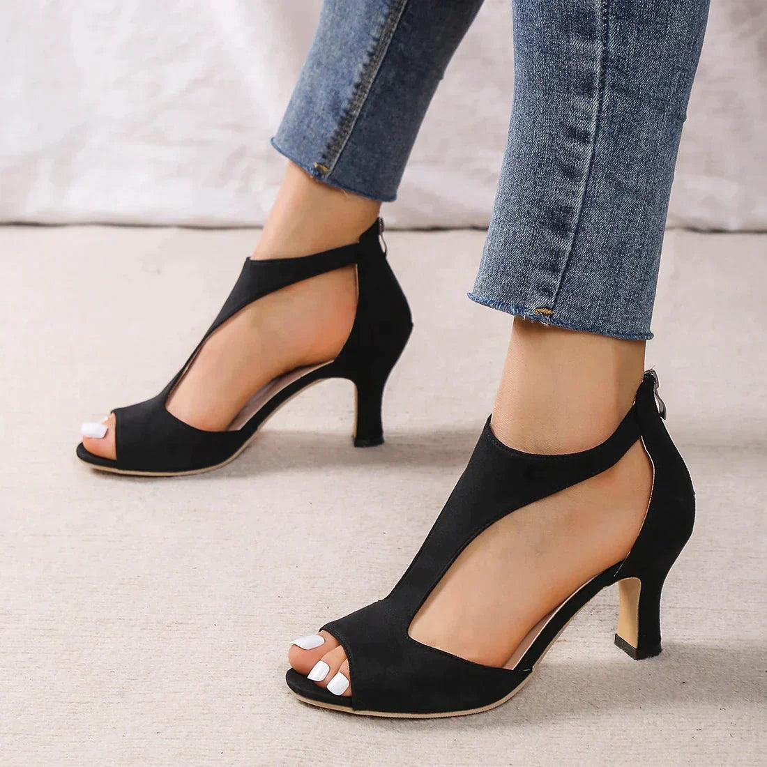 Women Elegant High Heel Sandals | Open Toe Wedding Party Heels