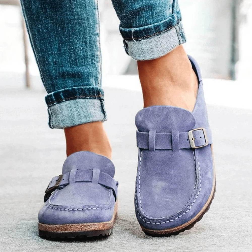 Women’s Comfortable Suede Loafers | Slip-On Moccasins, Arch Support