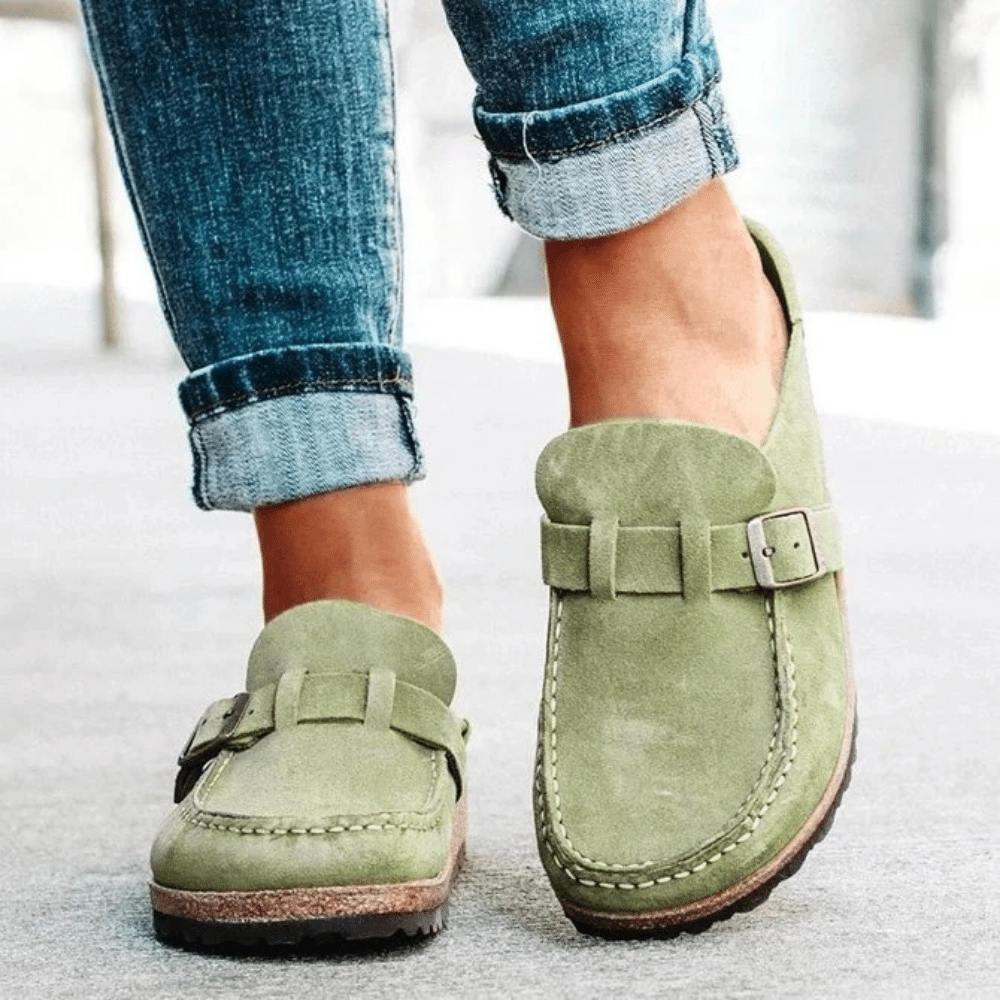 Women’s Comfortable Suede Loafers | Slip-On Moccasins, Arch Support