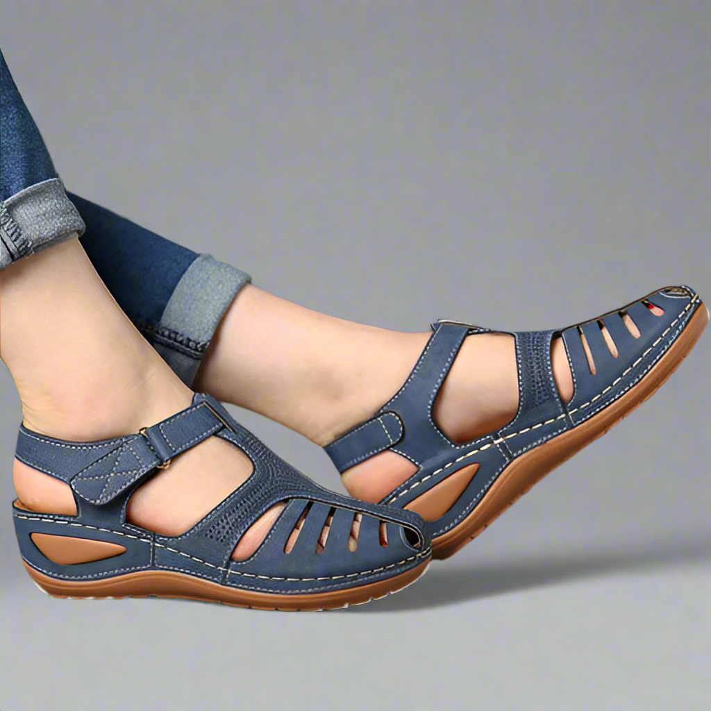Women’s Comfortable Closed Toe Sandals | Orthopedic Walking Support