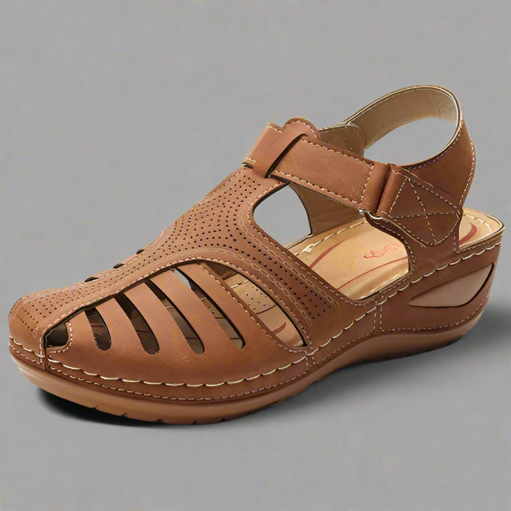 Women’s Comfortable Closed Toe Sandals | Orthopedic Walking Support
