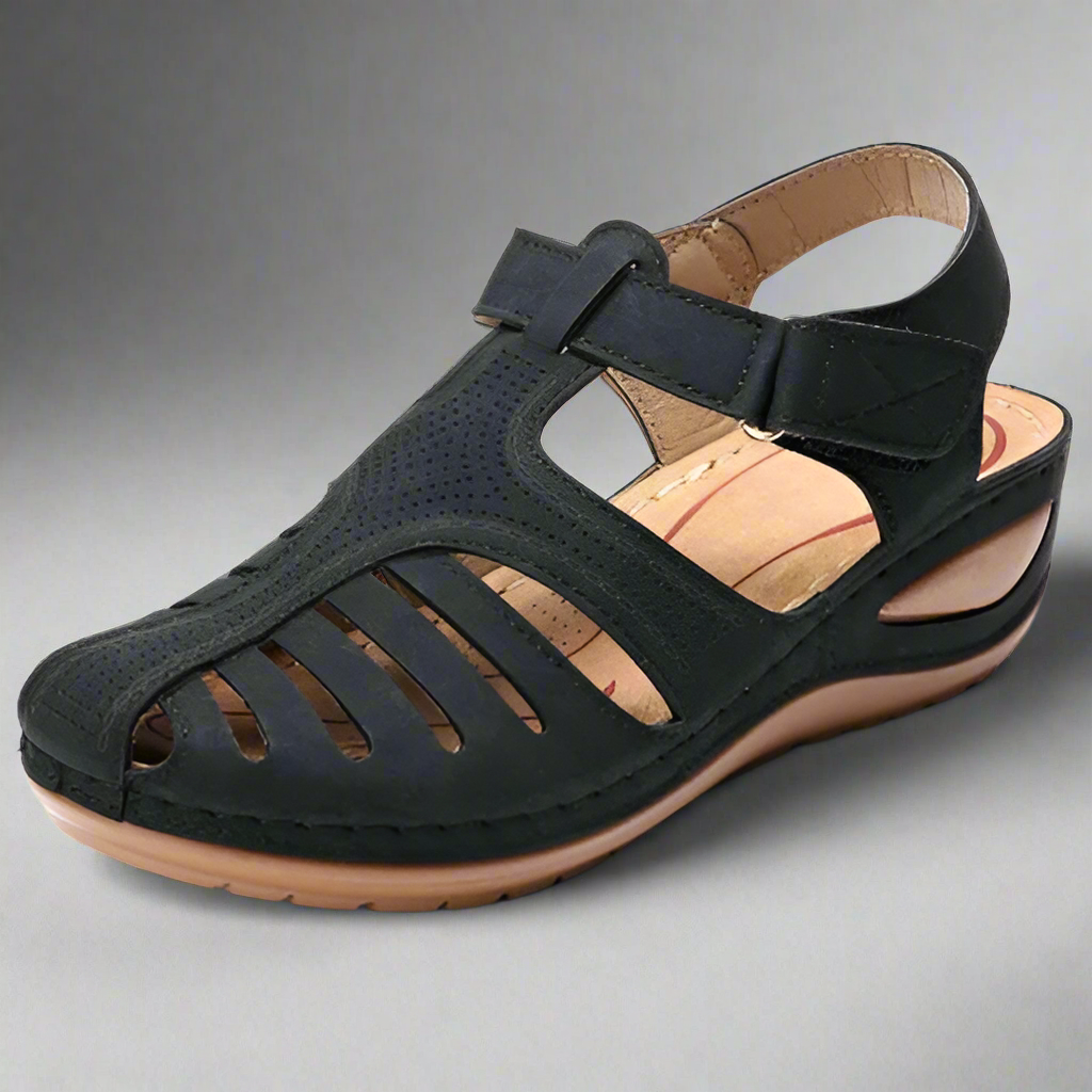 Women’s Comfortable Closed Toe Sandals | Orthopedic Walking Support