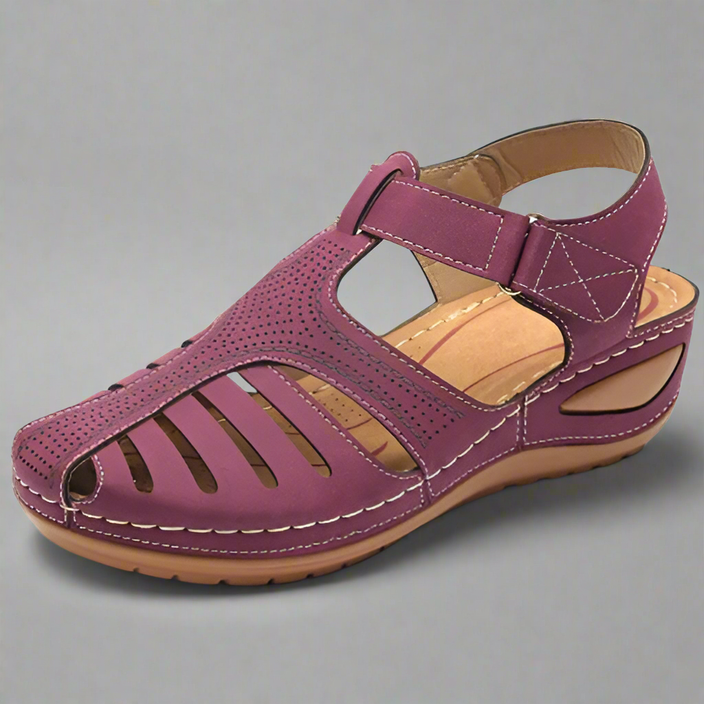 Women’s Comfortable Closed Toe Sandals | Orthopedic Walking Support