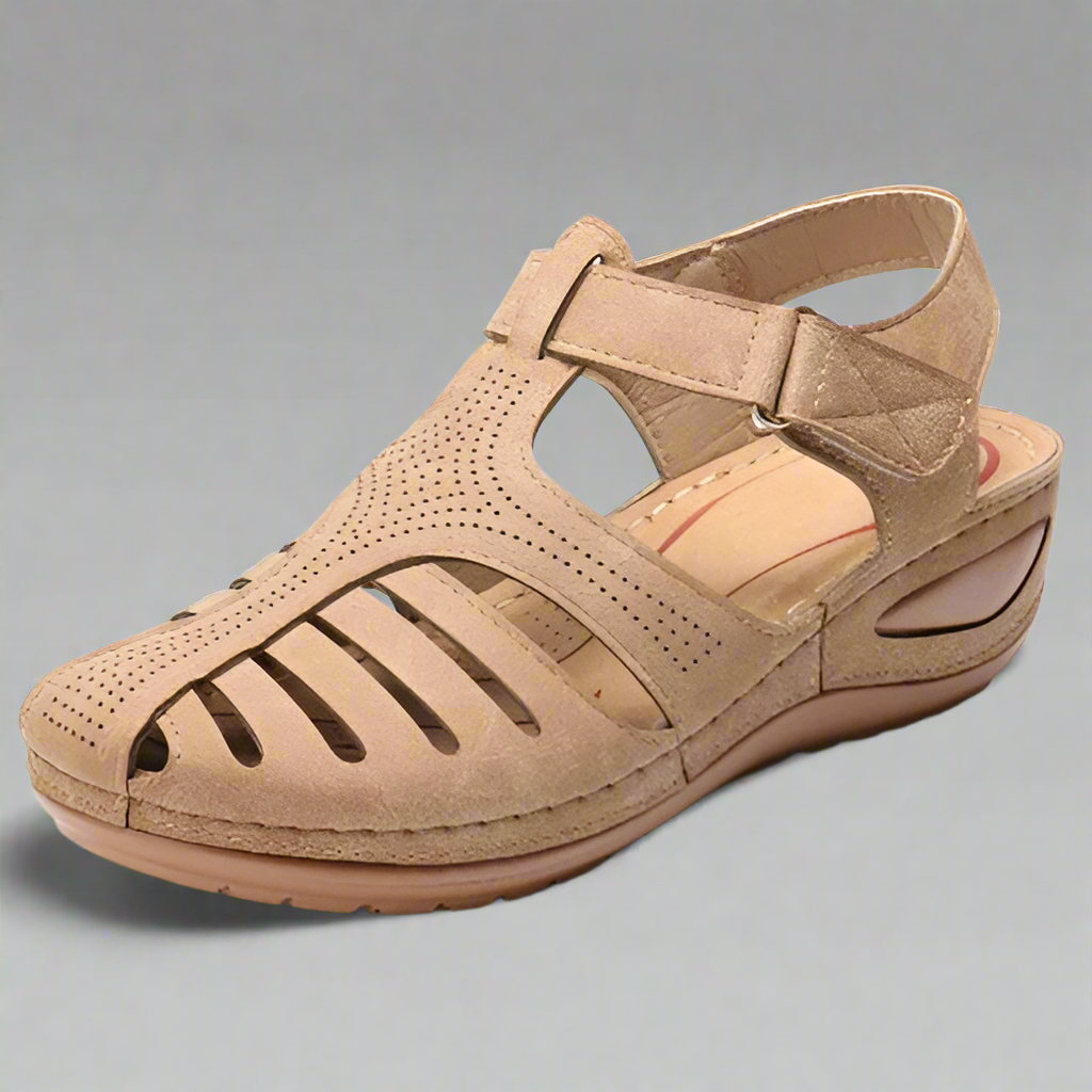 Women’s Comfortable Closed Toe Sandals | Orthopedic Walking Support