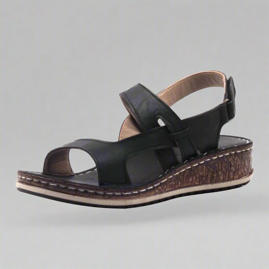 Women’s Comfortable Summer Sandals | Wedge Heel Ankle Strap