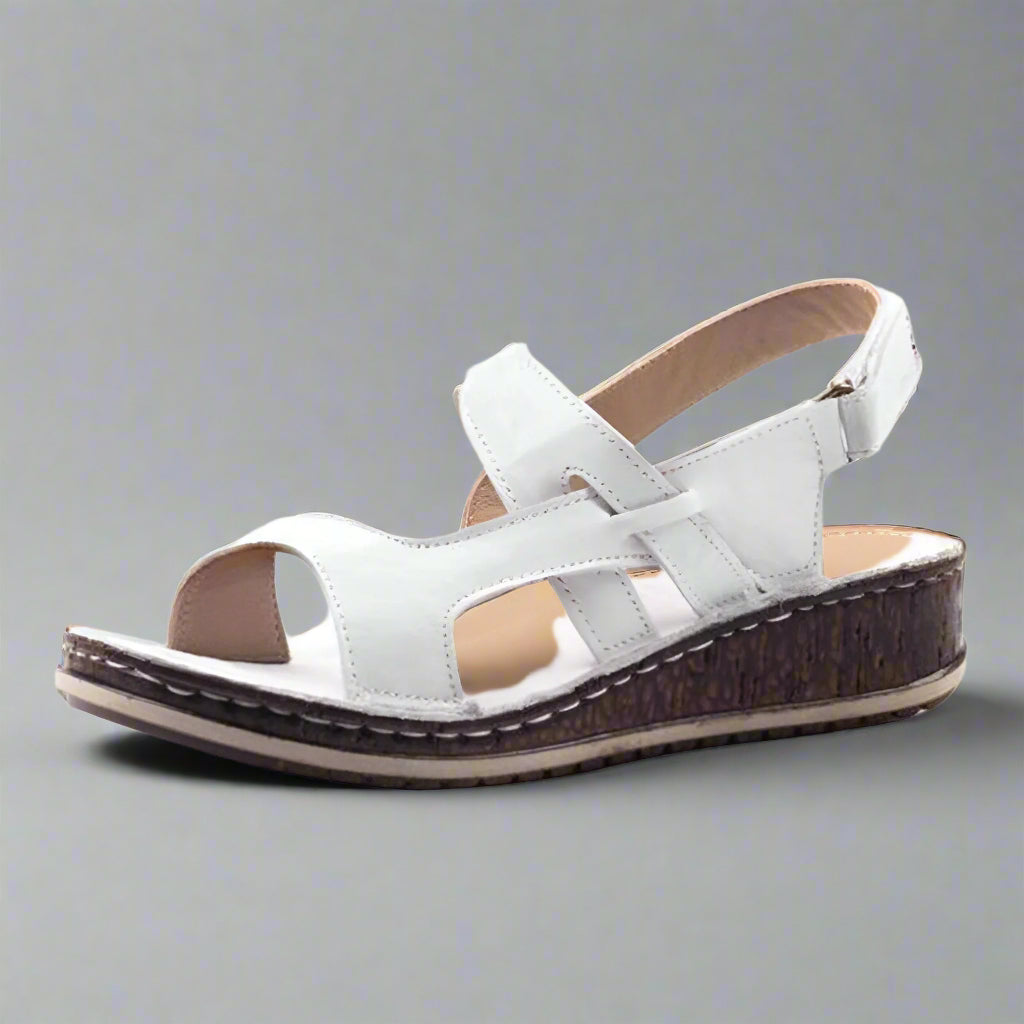 Women’s Comfortable Summer Sandals | Wedge Heel Ankle Strap