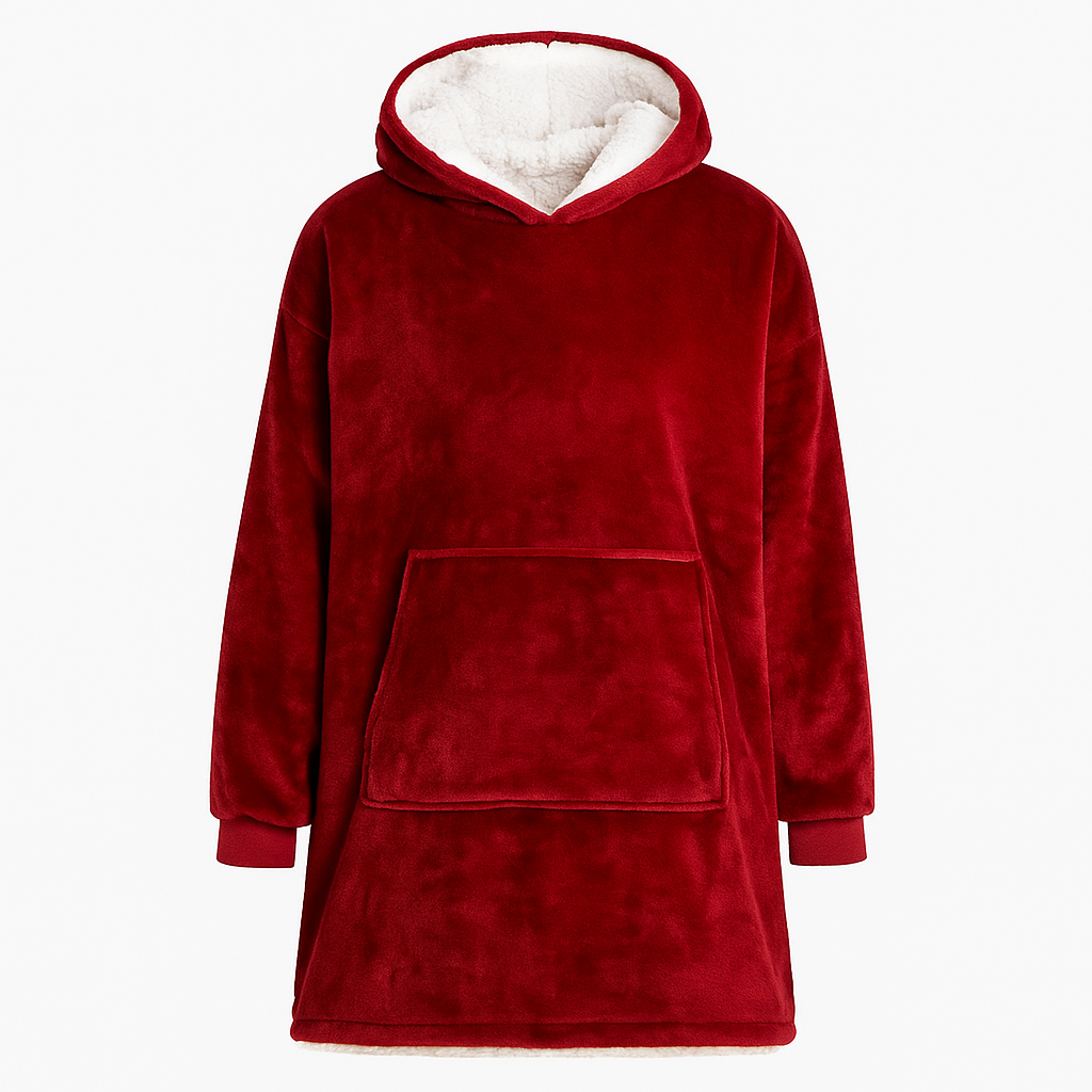 Women's Oversized Fleece Blanket Hoodie Warm Cozy Wearable