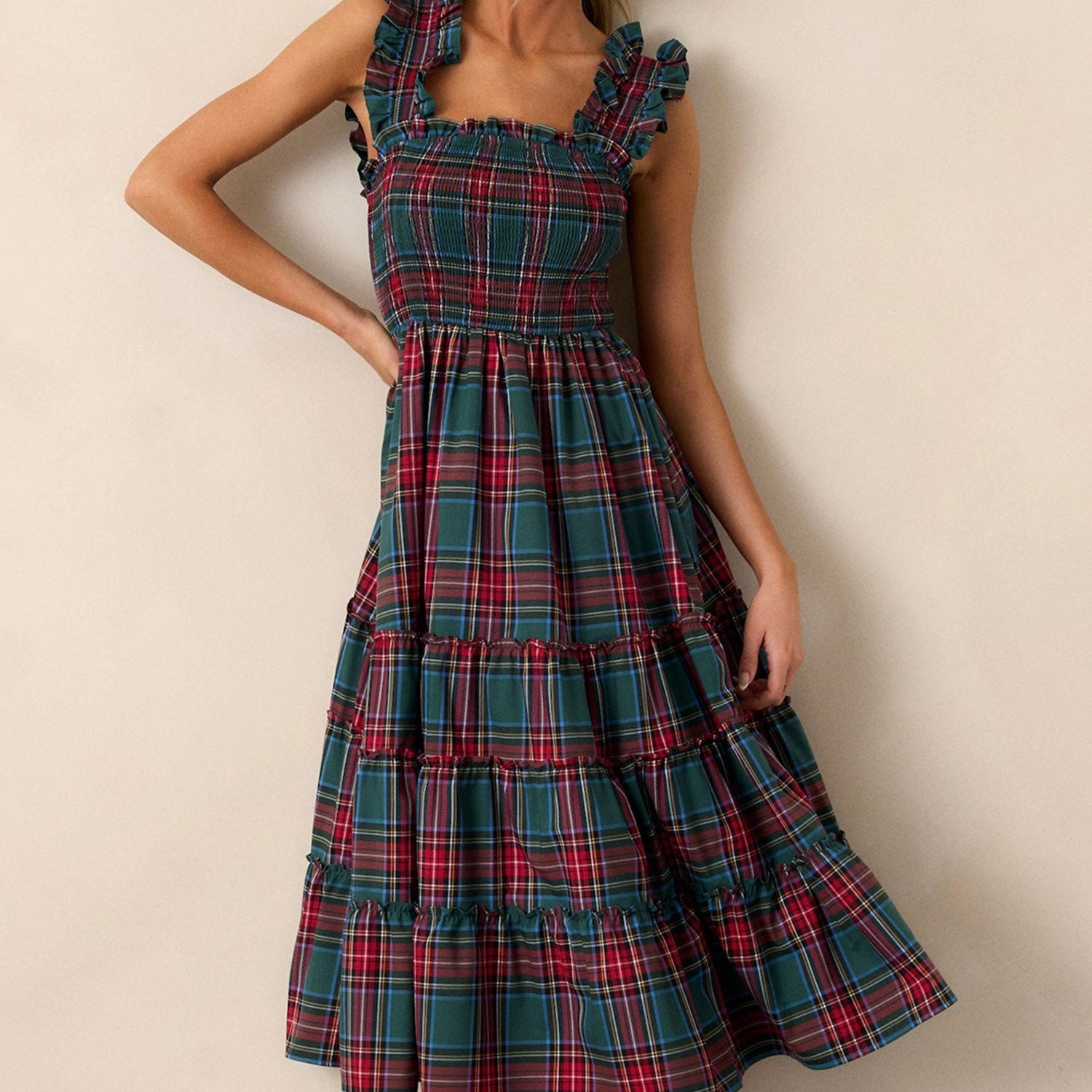 Women's Floral Boho Dress Casual Beach Maxi