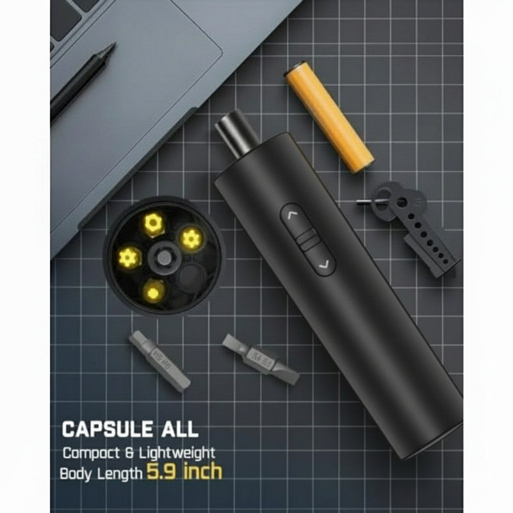 Electric Screwdriver Set Cordless Mini Rechargeable Tool Kit