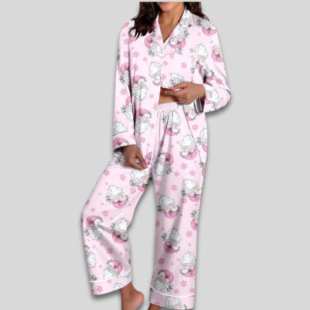 Women's Christmas Pajama Set Soft Two-Piece Loungewear