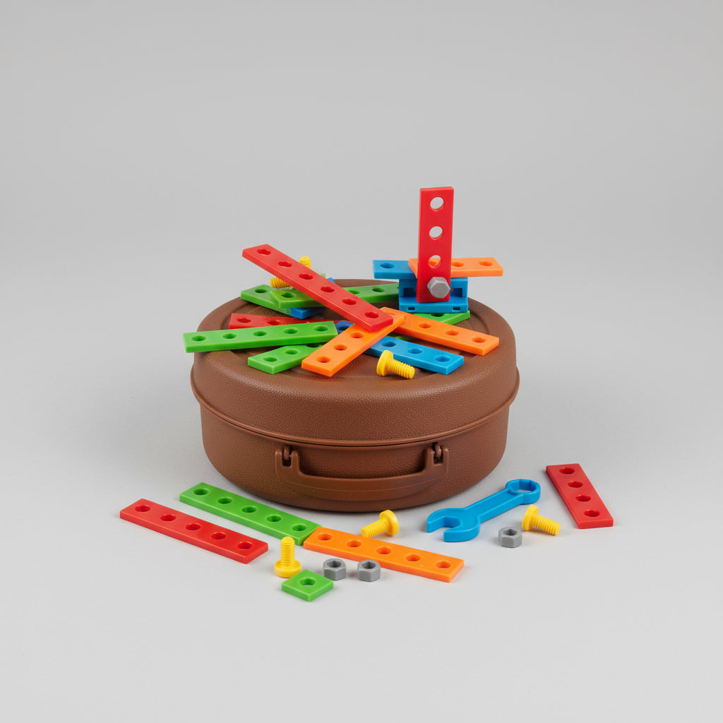 Construction Toy Drill Set STEM Educational Building Learning Kit