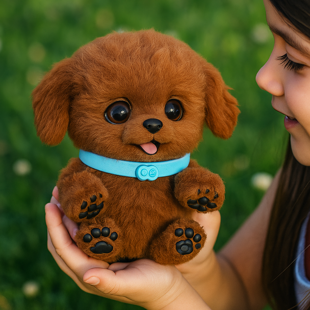 Interactive Dog Toy Puppy Walking Barking Realistic Robot Pet