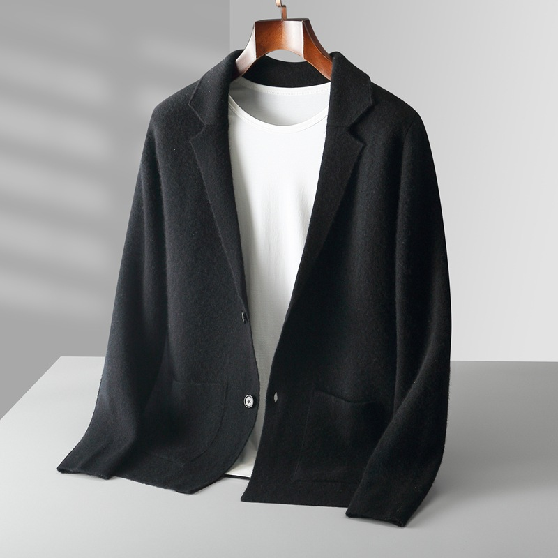 Men's Knit Long Cardigan Sweater | Casual Oversized Fit
