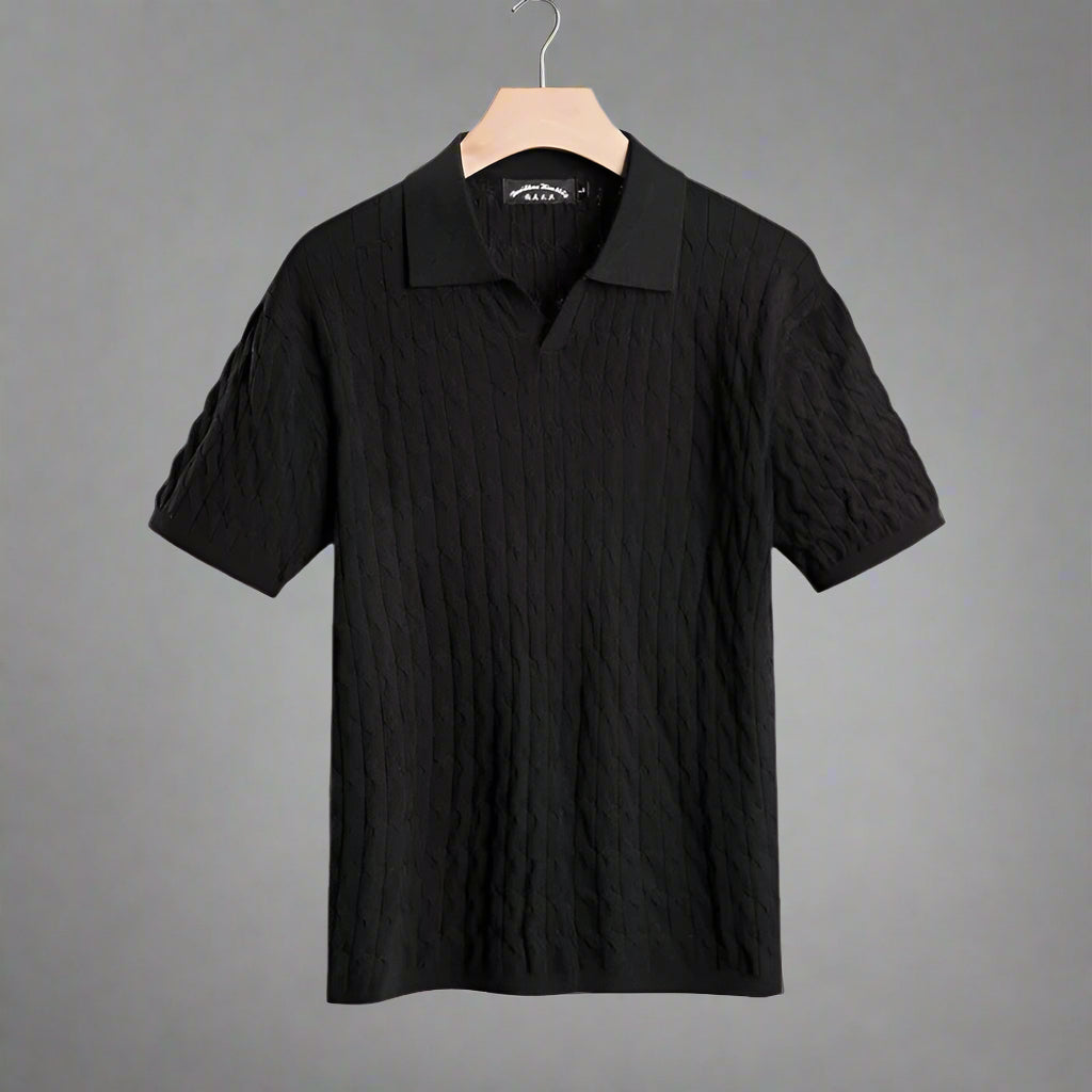 OLD MONEY Textured Polo - WEAR OLD MONEY
