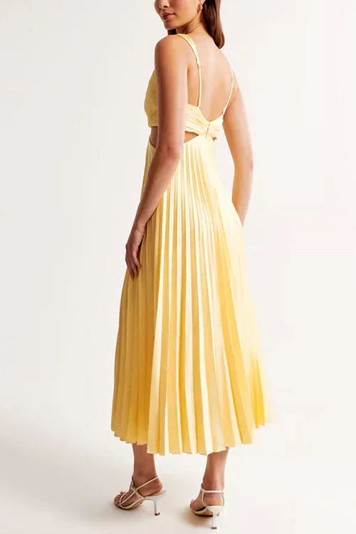 Women's Formal Summer Cocktail Dress | Sleeveless Midi