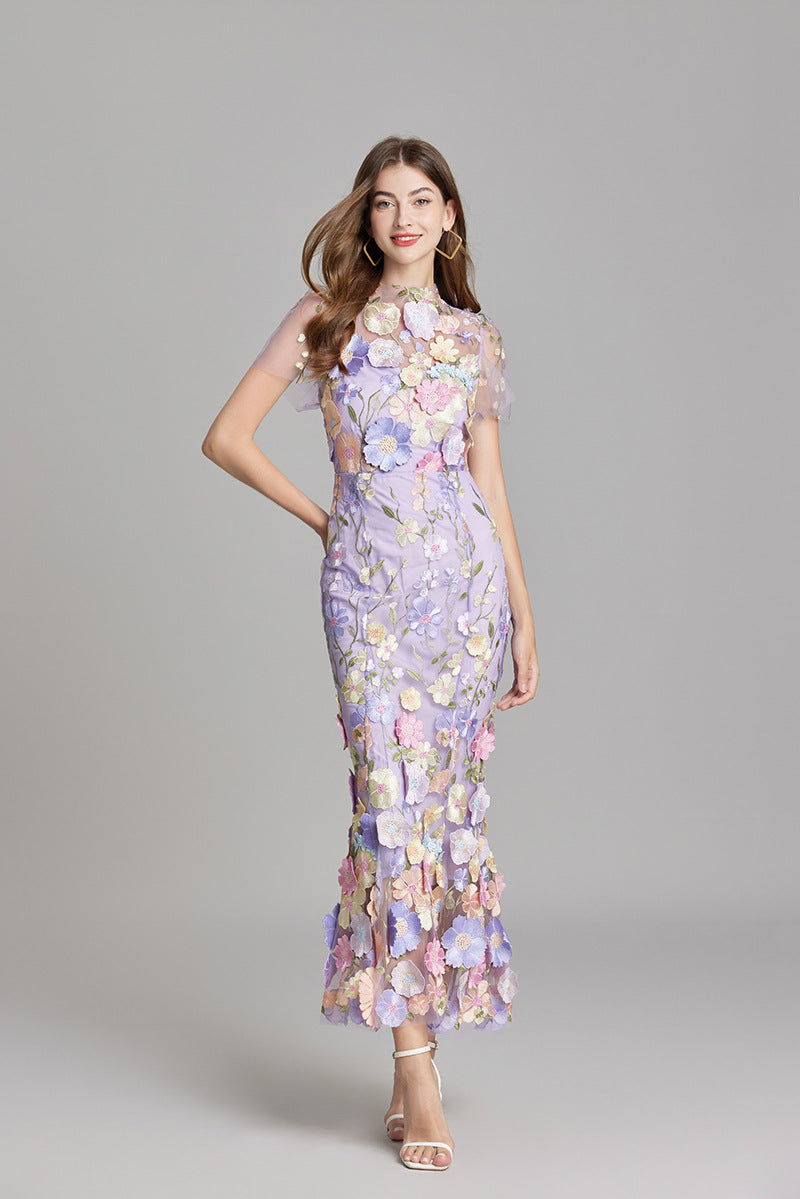 Women’s Summer Floral Party Dress | Sleeveless Maxi