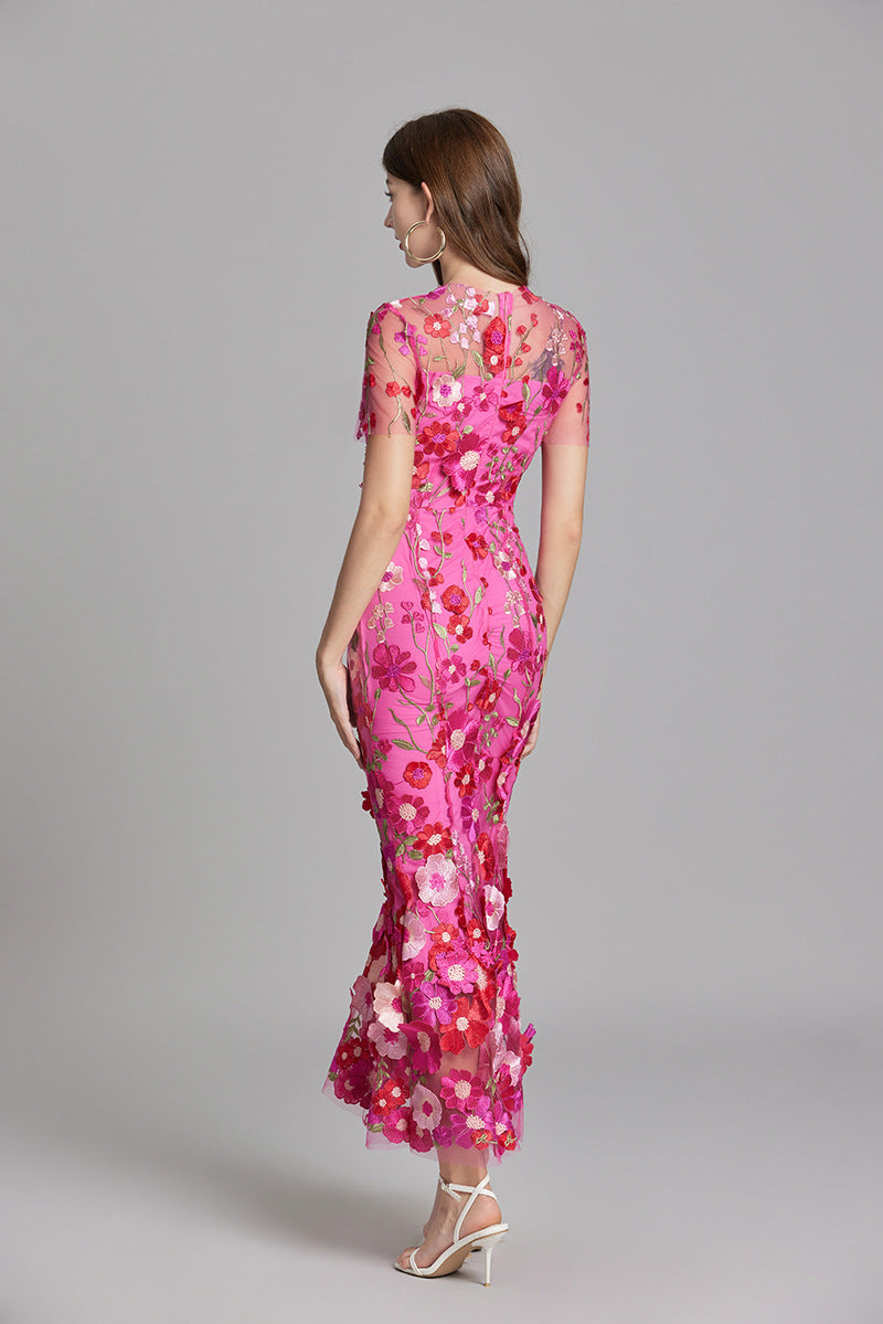 Women’s Summer Floral Party Dress | Sleeveless Maxi