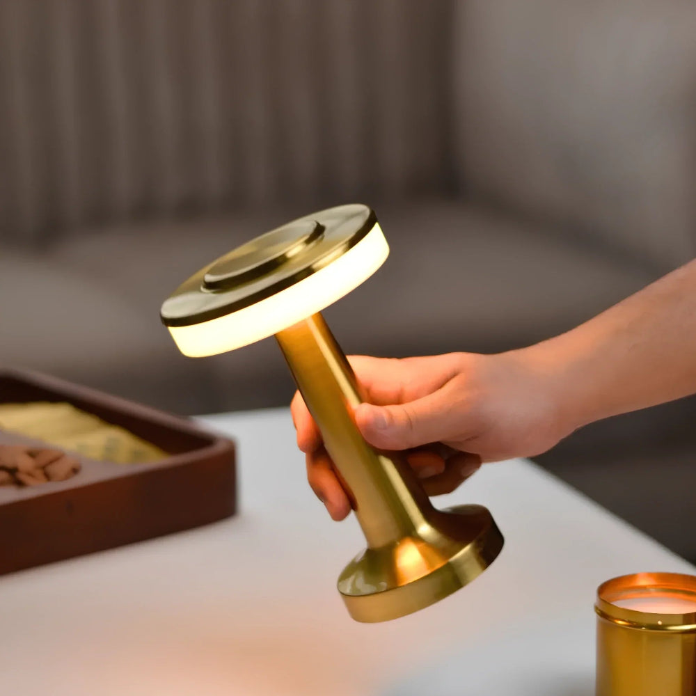 Table Lamp Cordless LED Dimmable Warm Cool Light