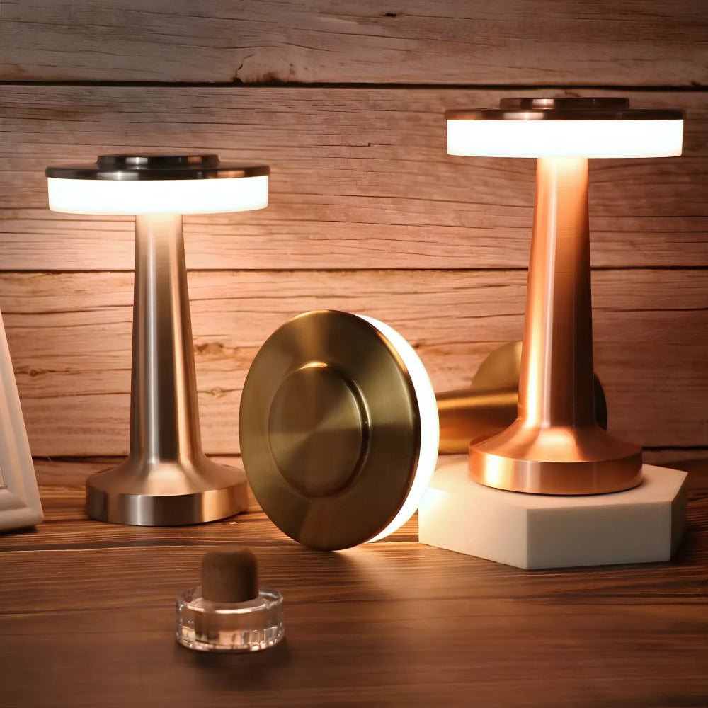 Table Lamp Cordless LED Dimmable Warm Cool Light
