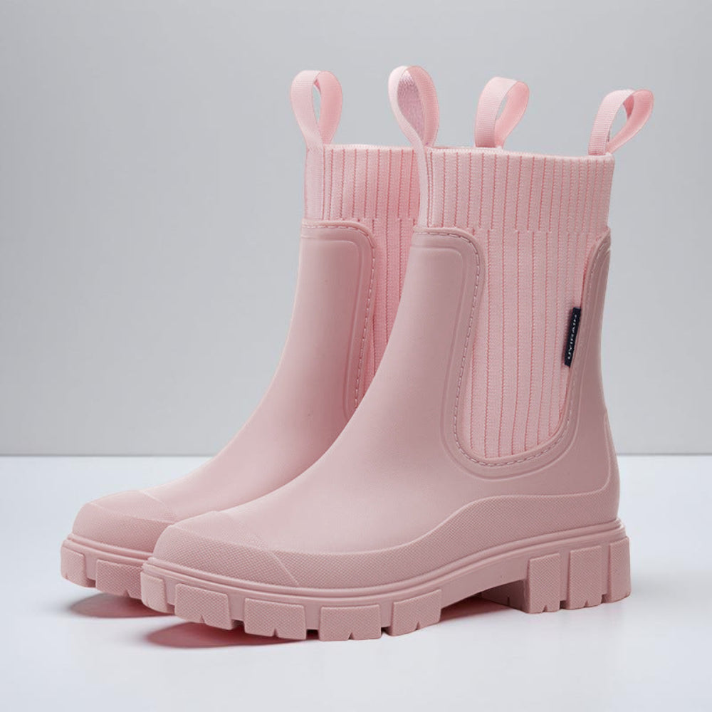 Women’s Waterproof Chelsea Boots – Ankle Grip Sole