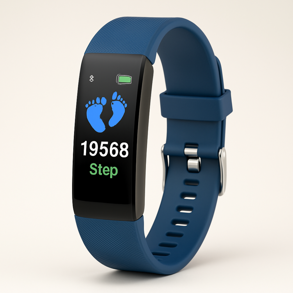 Smartwatch Seniors Heart Rate Monitor Waterproof Silicone