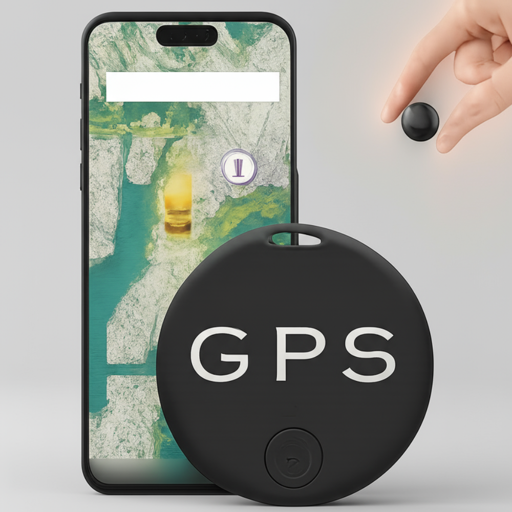 Mini GPS Tracker Real Time Bluetooth Tracking Device for Valuables