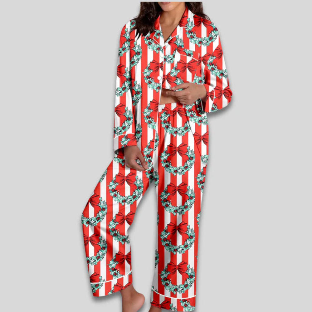 Women's Christmas Pajama Set Soft Two-Piece Loungewear