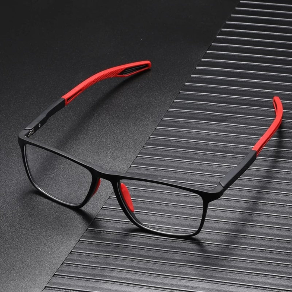 Reading Glasses Blue Light Titanium Frame Progressive Lenses