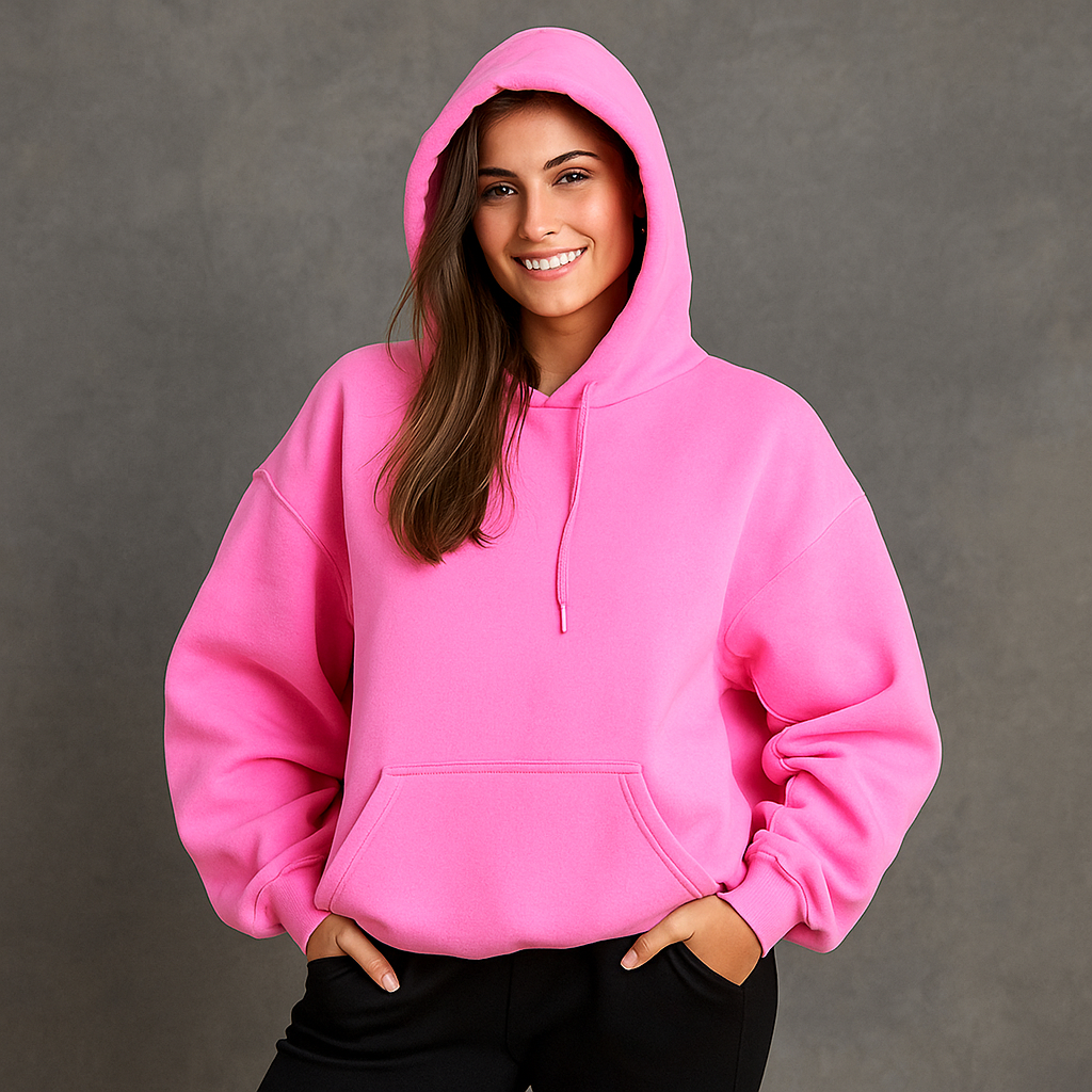 Unisex Oversized Pullover Sweater Cozy Knit Hoodie