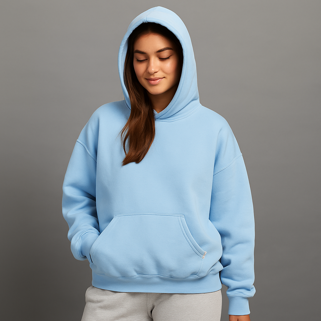 Unisex Oversized Pullover Sweater Cozy Knit Hoodie