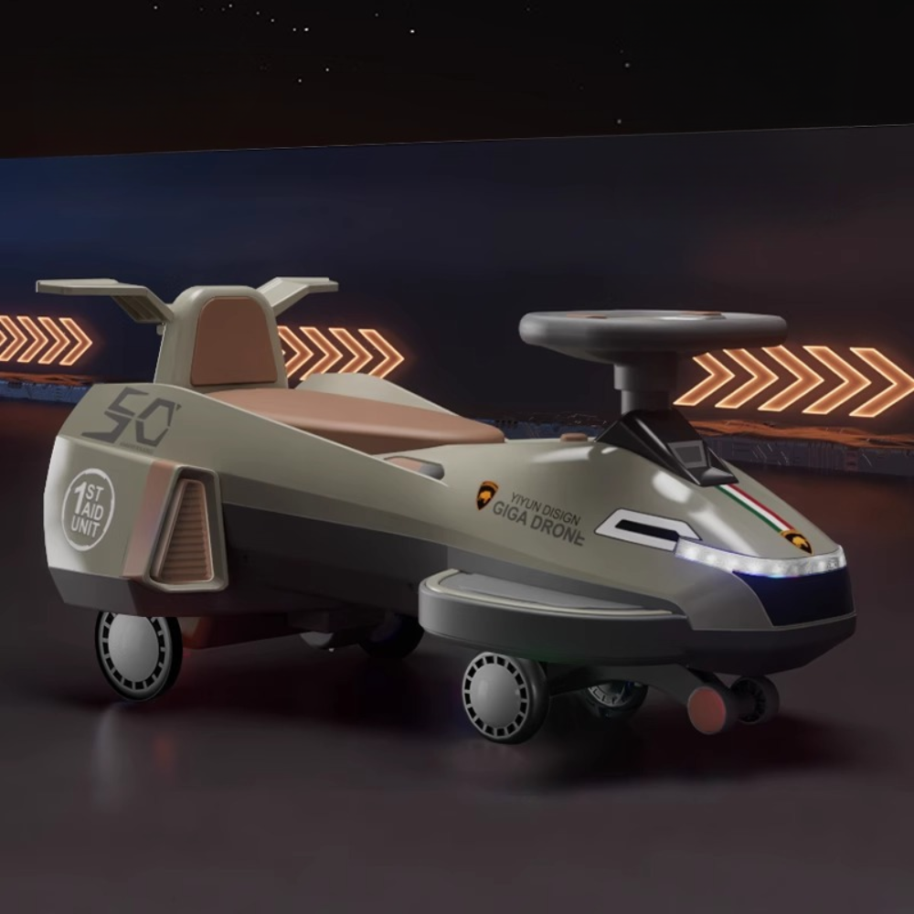 Christmas Gifts Kids Electric Car 12V Ride-On Wiggle Swing Vehicle