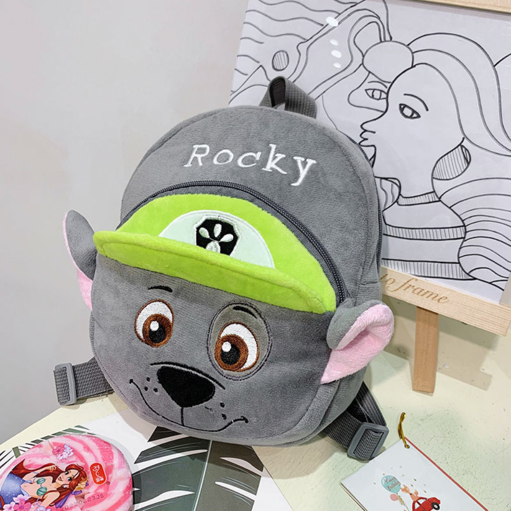 Kids Backpack Plush Dog Character School Bag Lightweight Comfort