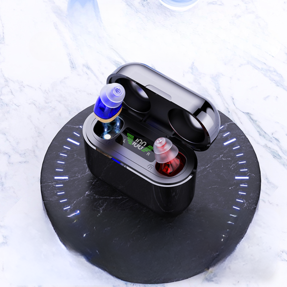 Invisible Rechargeable Digital Sound Amplifier Hearing Aids