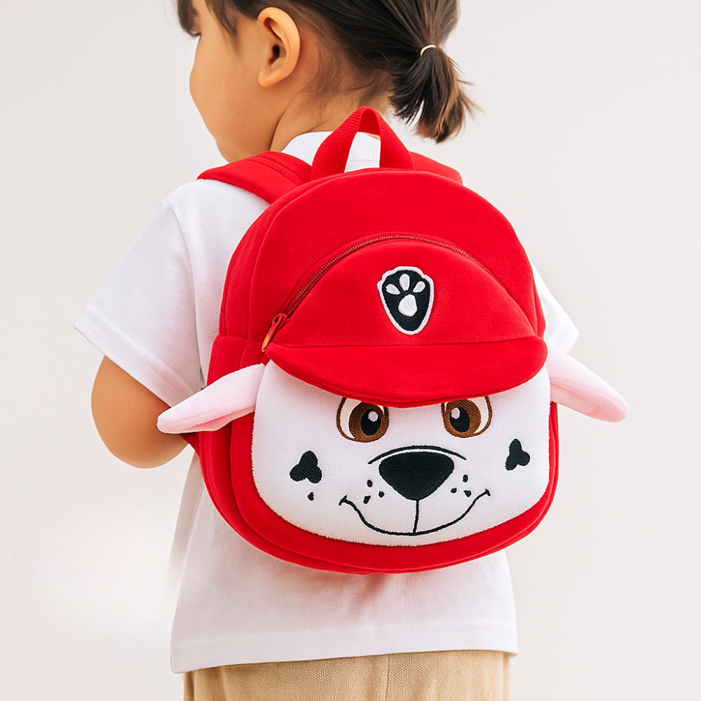 Kids Backpack Plush Dog Character School Bag Lightweight Comfort