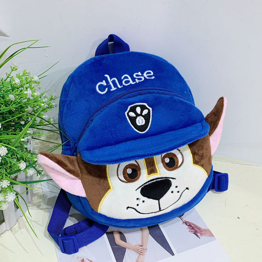 Kids Backpack Plush Dog Character School Bag Lightweight Comfort