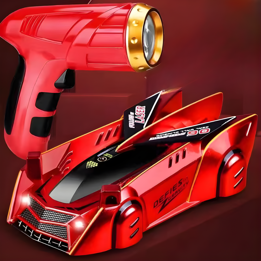 Remote Control Wall Climbing Car Laser Pointer LED Lights