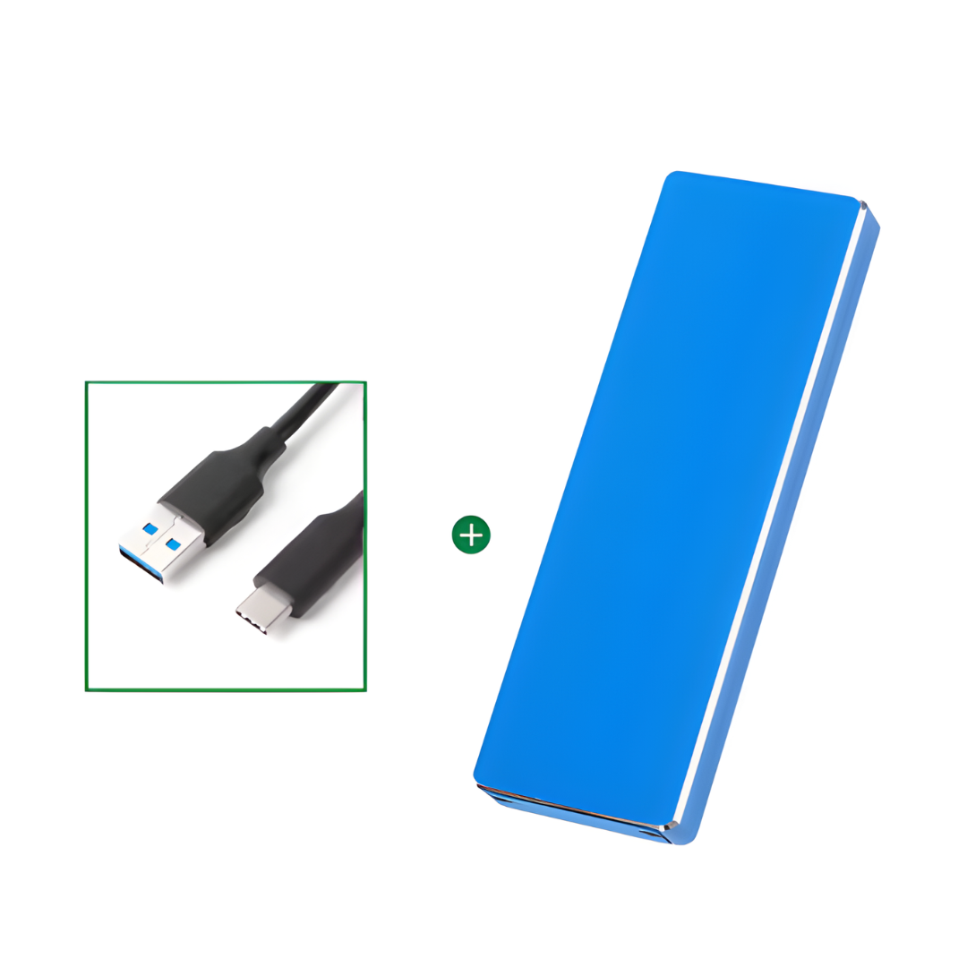 External SSD 2TB Portable USB-C Drive for Fast Laptop and PC Storage