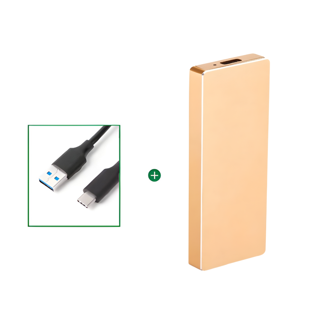 External SSD 2TB Portable USB-C Drive for Fast Laptop and PC Storage