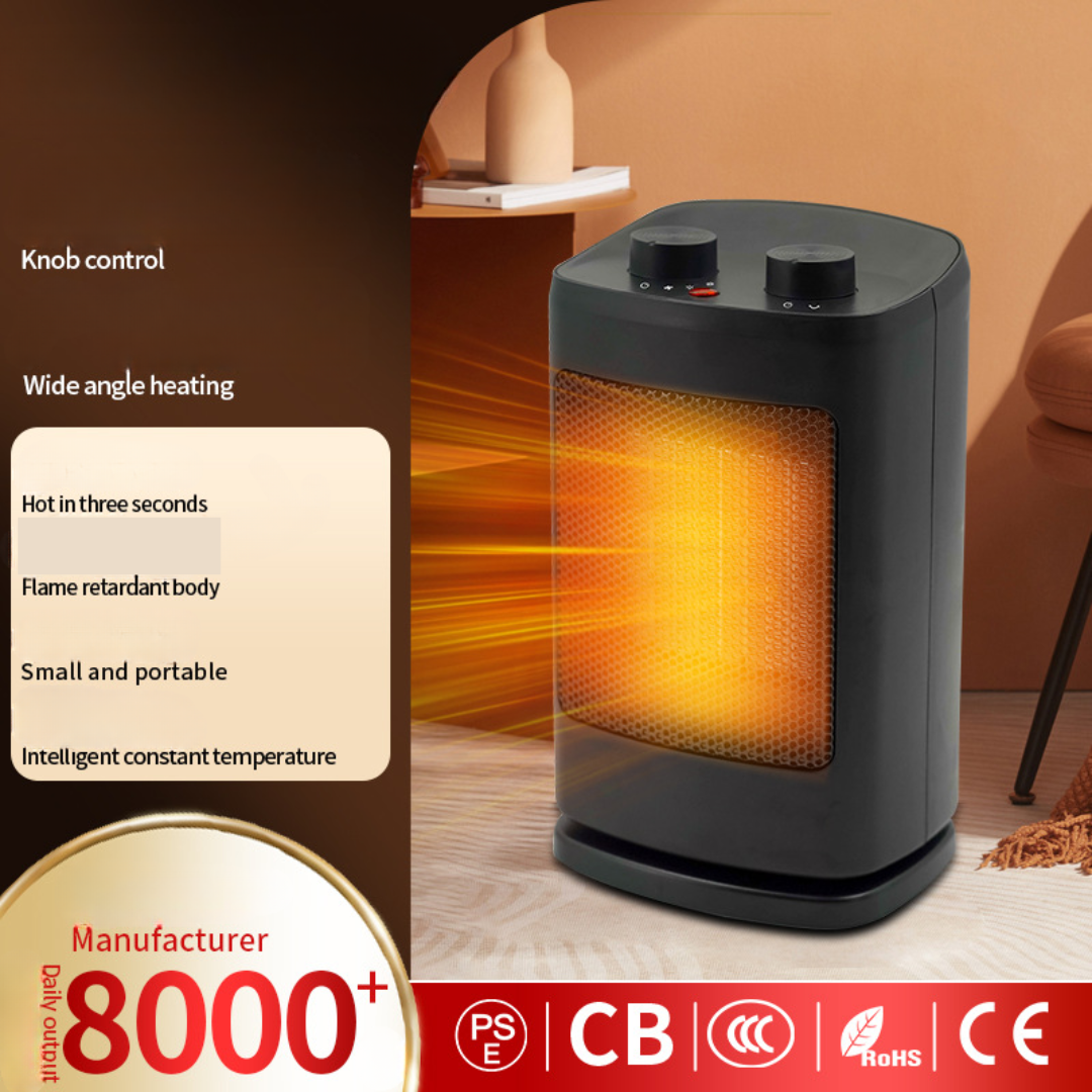 Electric Space Heater Ceramic Portable Fast Heating Energy Efficient