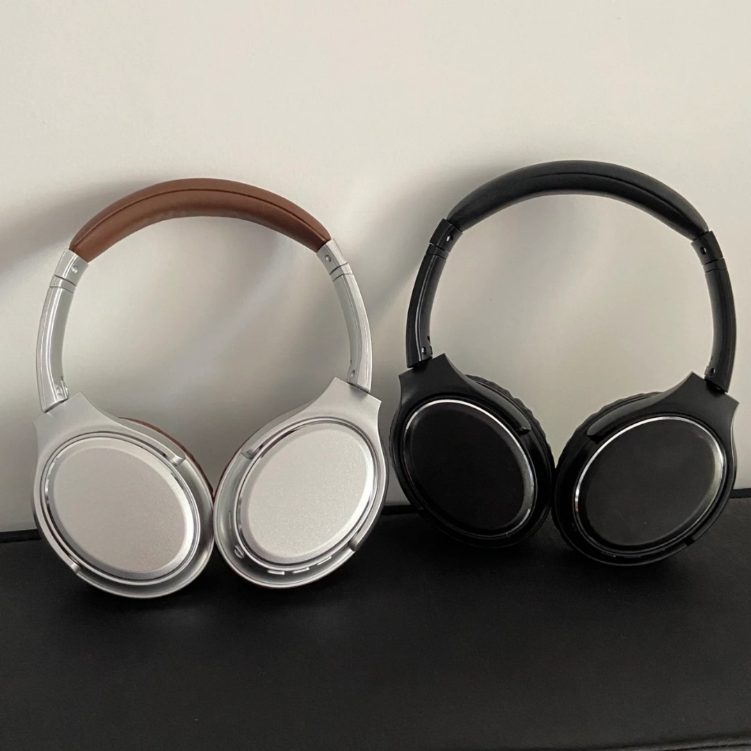 Wireless UHF Stereo TV Headphones Long Range Comfortable Design