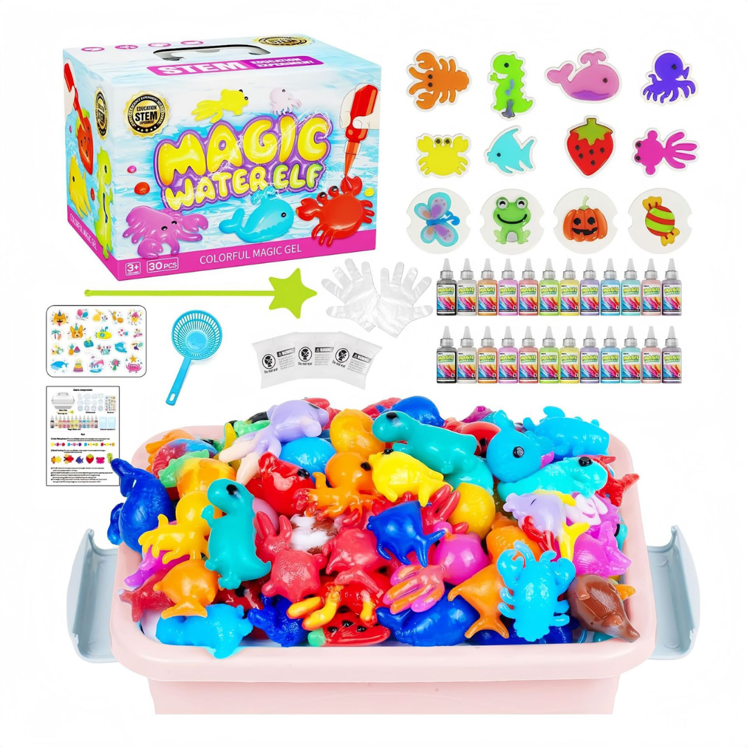 Christmas Gifts Sensory Toy Set Kids Water Beads Learning Kit