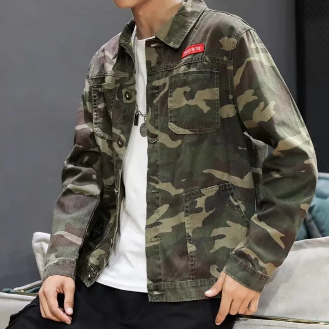 Men's Bomber Jacket - Lightweight Utility Style