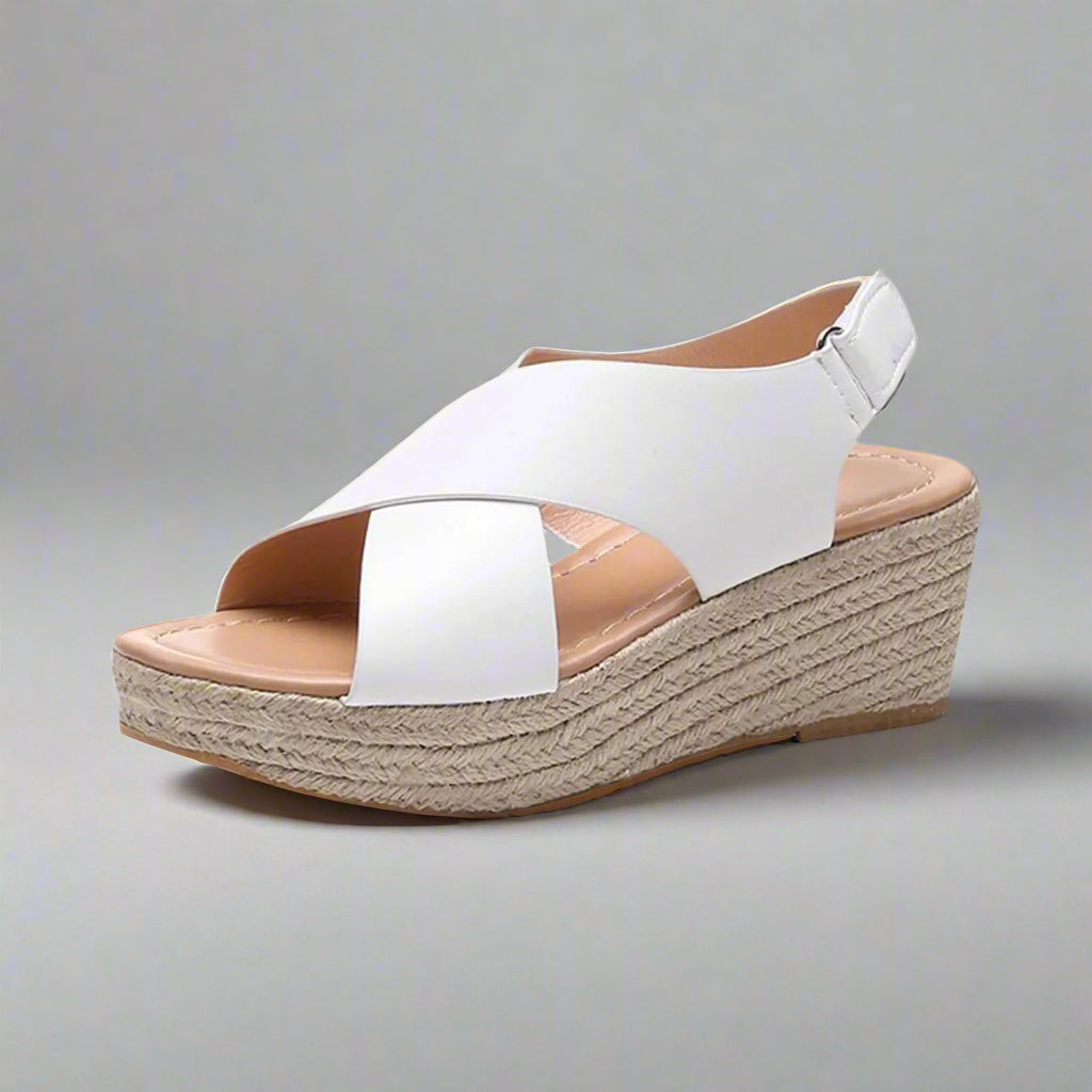 Women Comfortable Summer Sandals | Platform Espadrille Open Toe