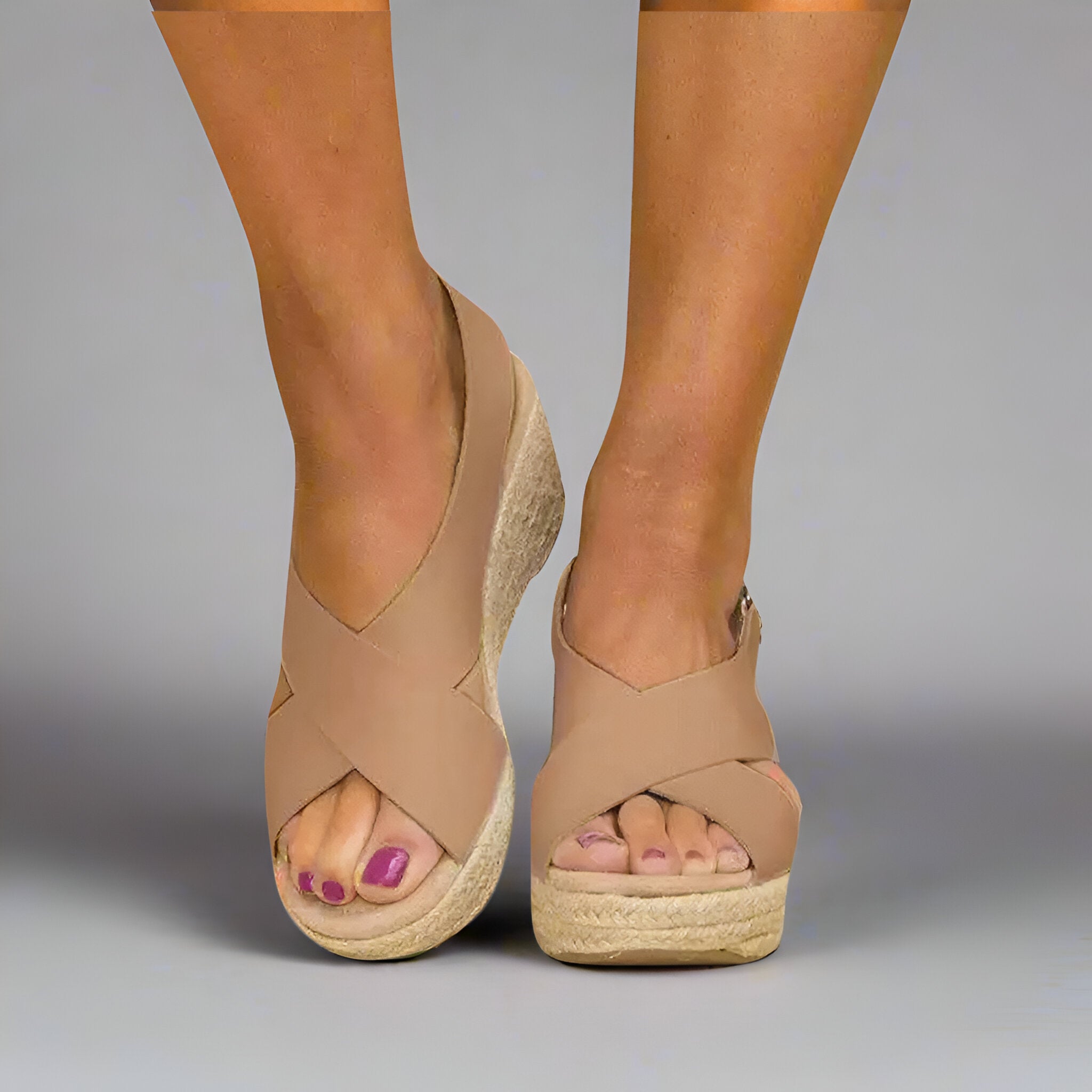 Women Comfortable Summer Sandals | Platform Espadrille Open Toe