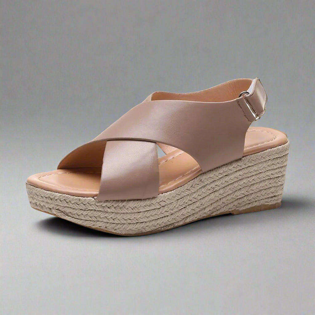 Women Comfortable Summer Sandals | Platform Espadrille Open Toe