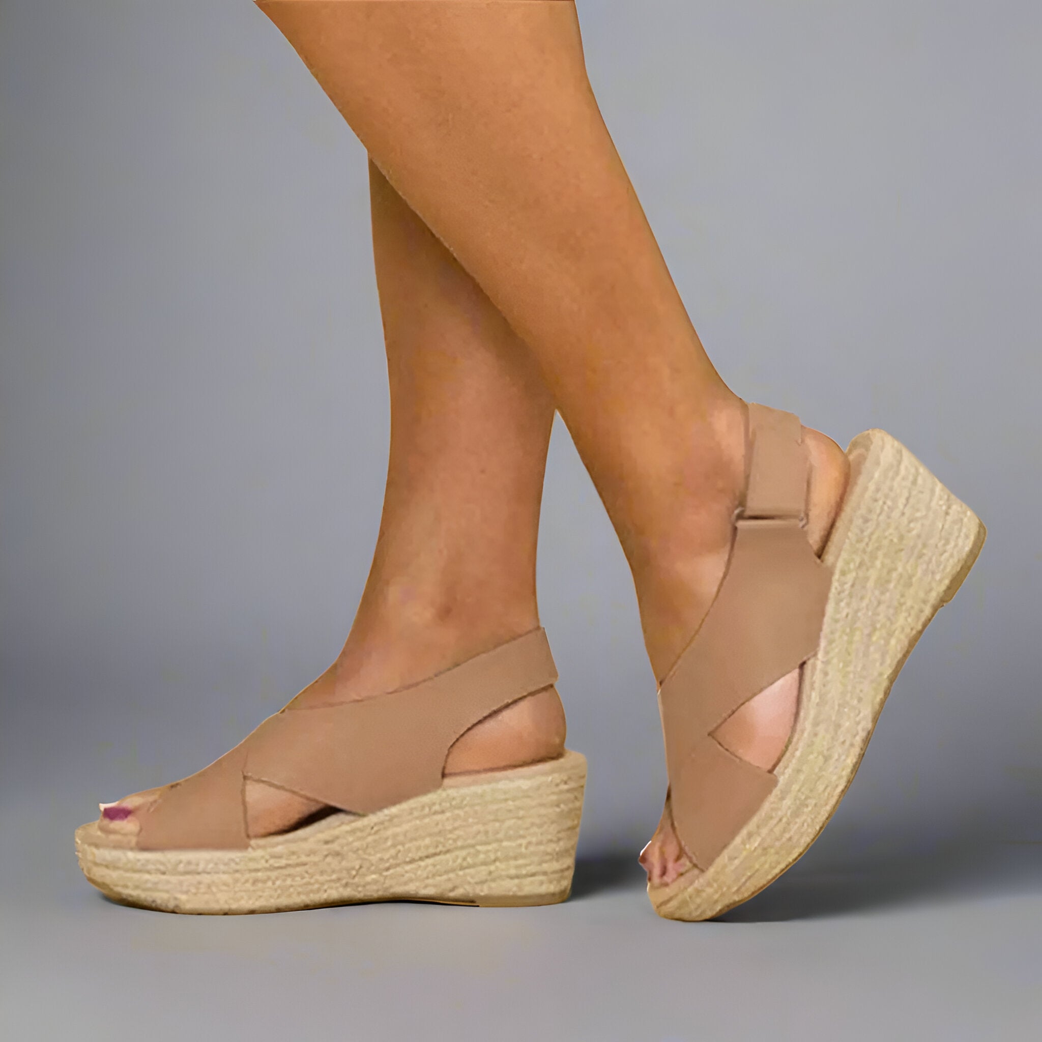 Women Comfortable Summer Sandals | Platform Espadrille Open Toe
