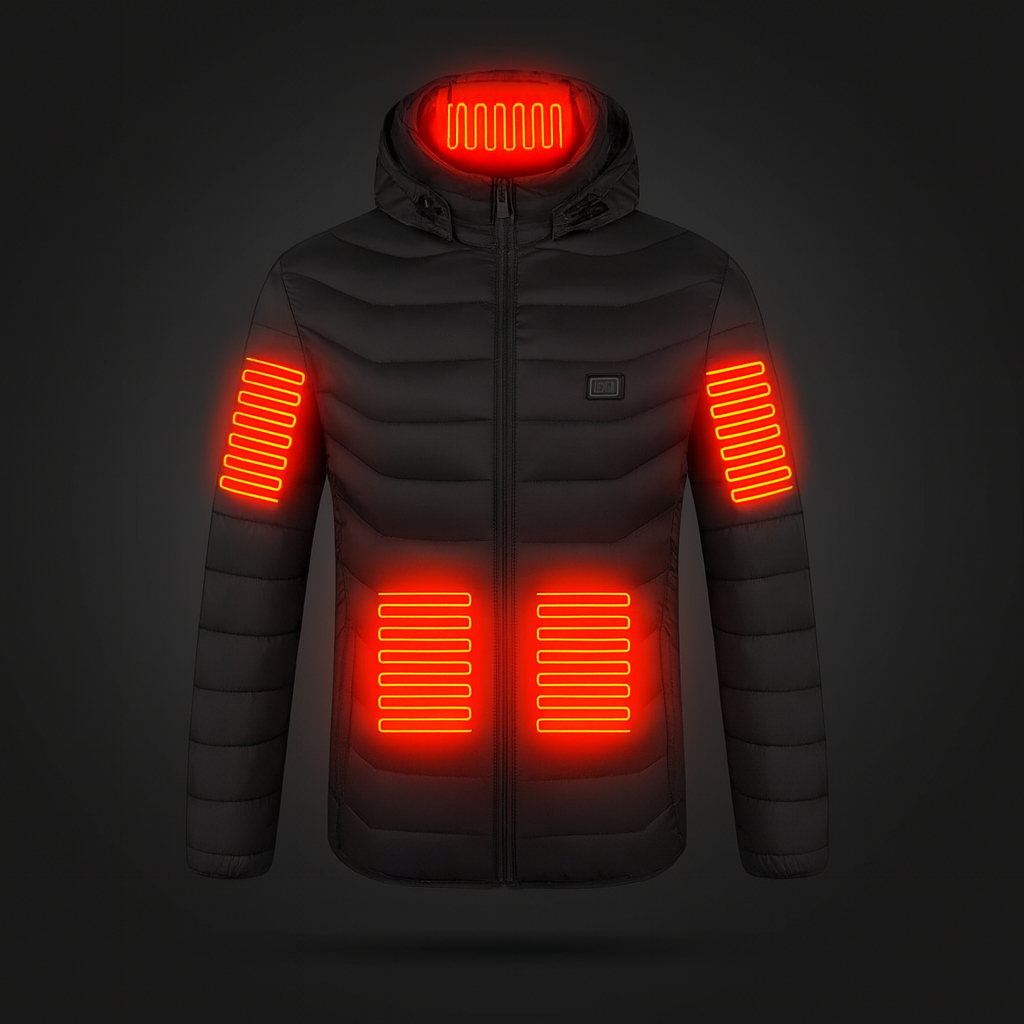 Heated Coats Winter Jacket Waterproof Rechargeable Thermal Warmth