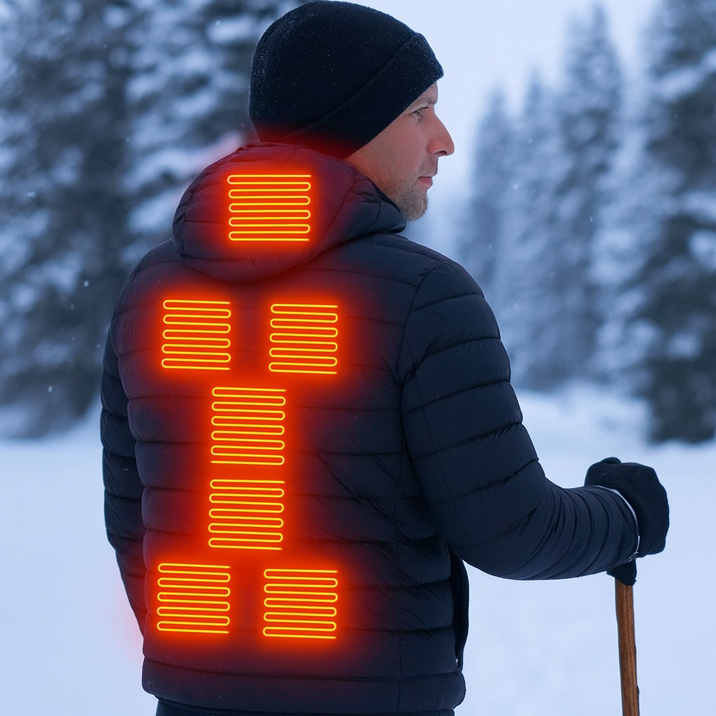 Heated Coats Winter Jacket Waterproof Rechargeable Thermal Warmth