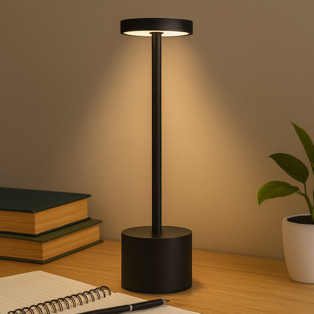 Modern LED Table Lamp Cordless Rechargeable Touch Dimmable Light